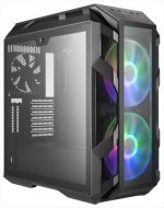 Cooler Master MasterCase H500M, USB3.0x4, USB3.1(Type-C)x1, 2x200RGBFan, 1x140Fan, IronGrey, Full Tower, w/o PSU , 